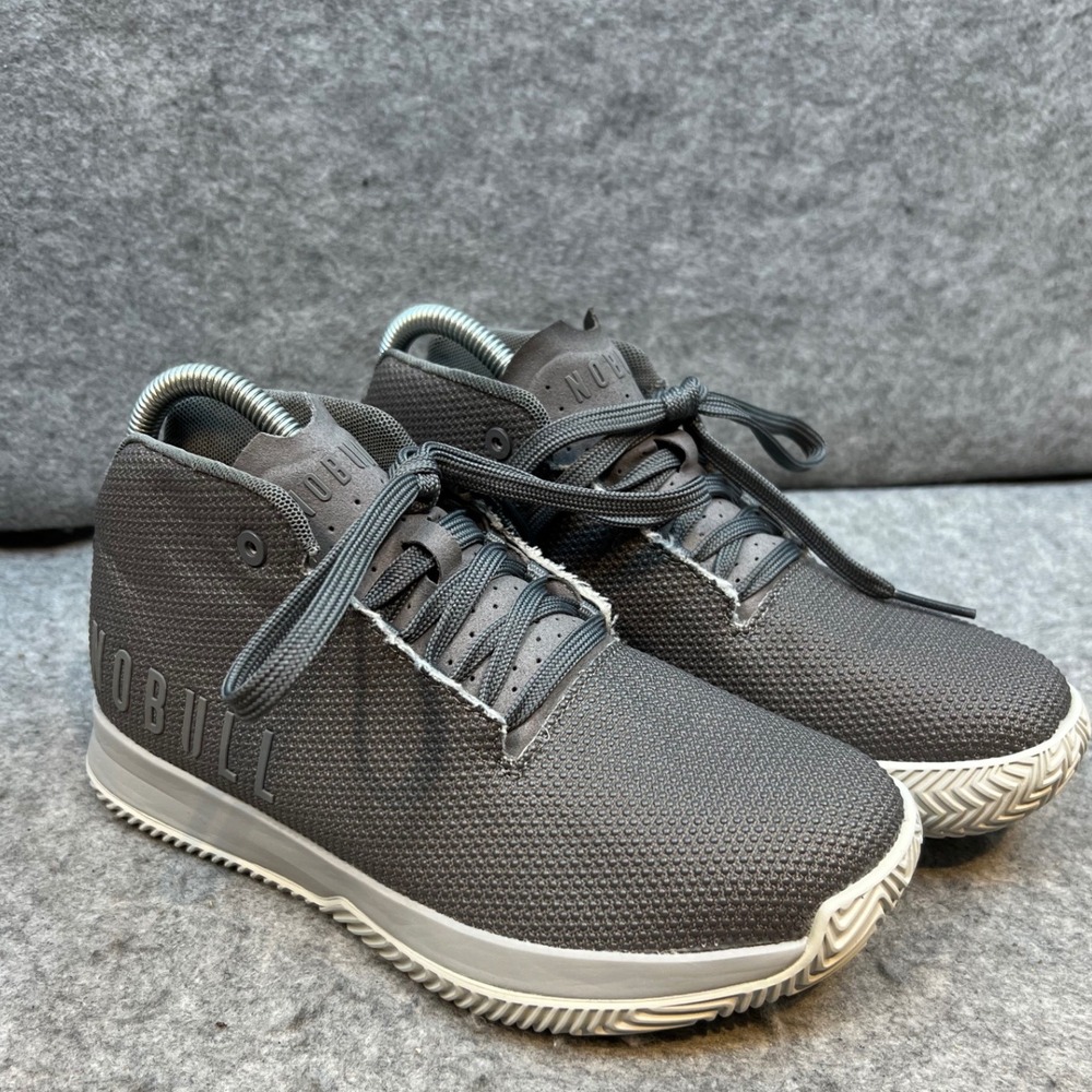 NOBULL Women's Hi Top Training Shoes Gray‎ Athletic Sneakers Cross Fit Size 7